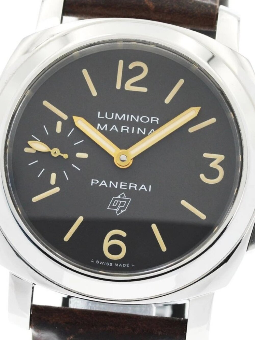 PANERAI Luminor Marina Logo Acciaio PAM00632 Hand Winding Men's Watch_962519